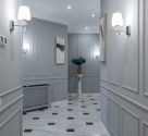 Grey Hallway Dream Home m